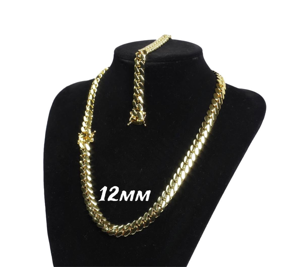 12mm Miami Cuban Set