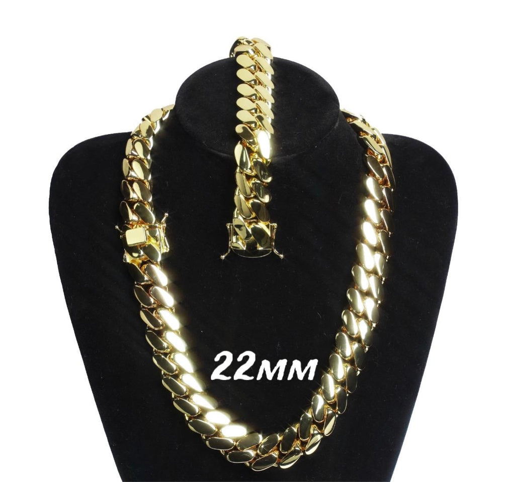 22mm Miami Cuban Set