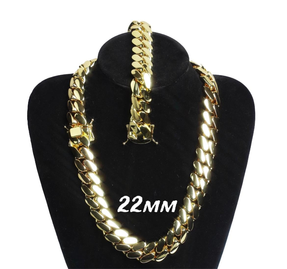 22mm Miami Cuban Set