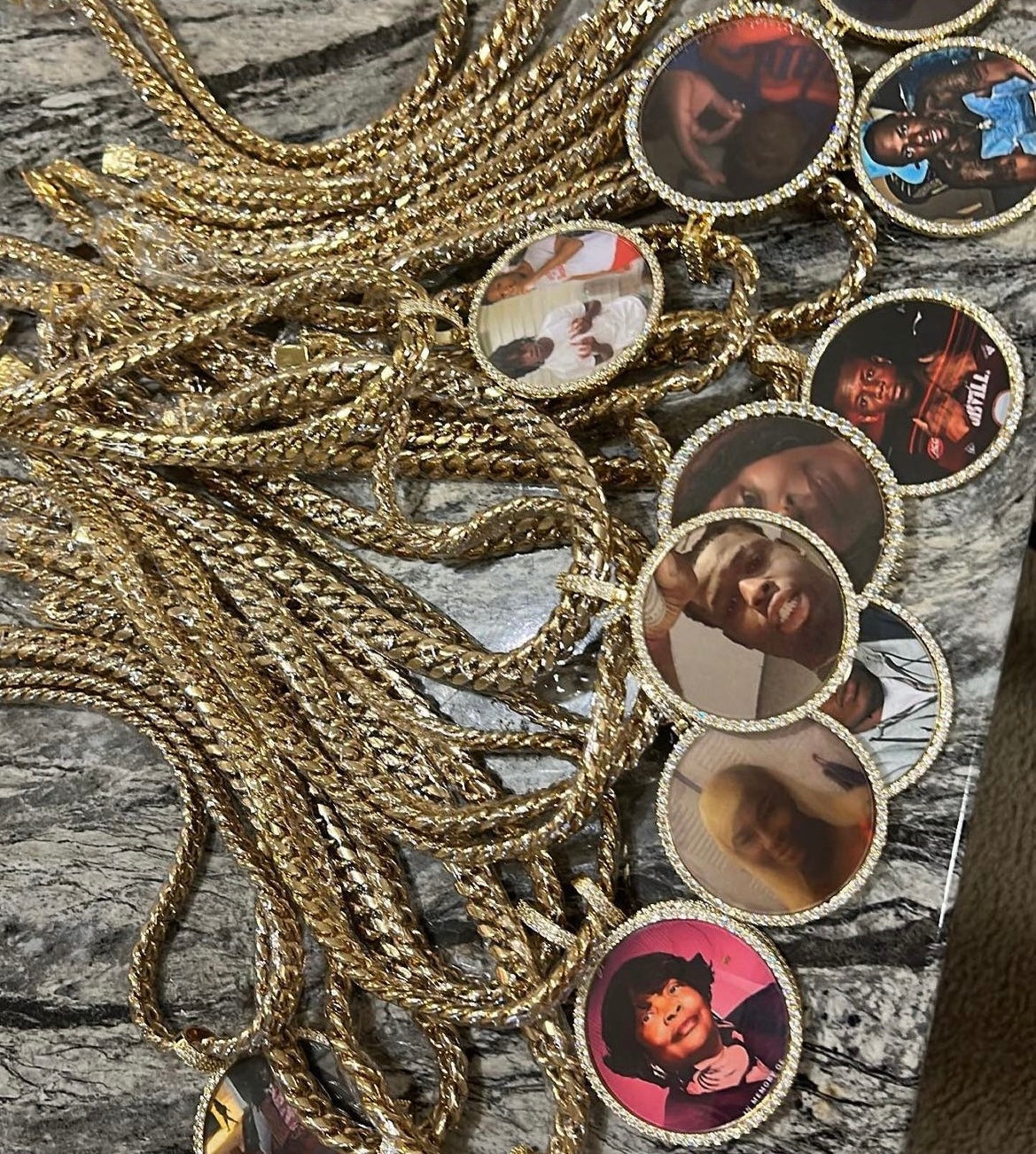 Large Picture Memorial Pendant
