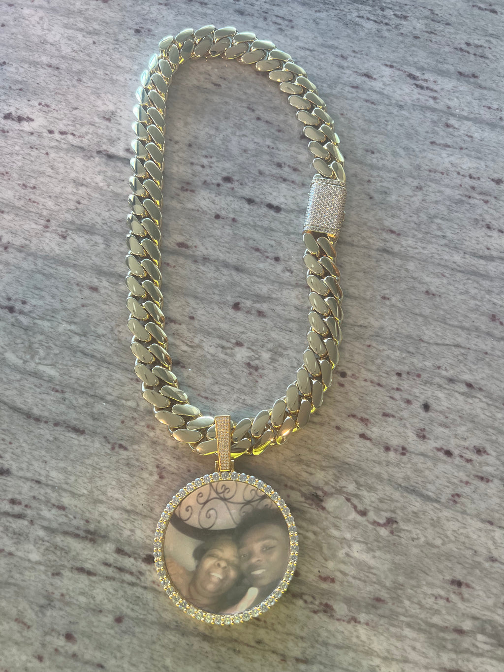 Large Picture Memorial Pendant