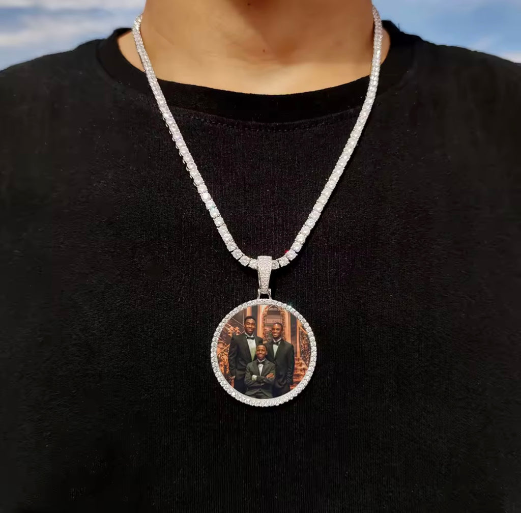 Medium Picture Memorial Pendant
