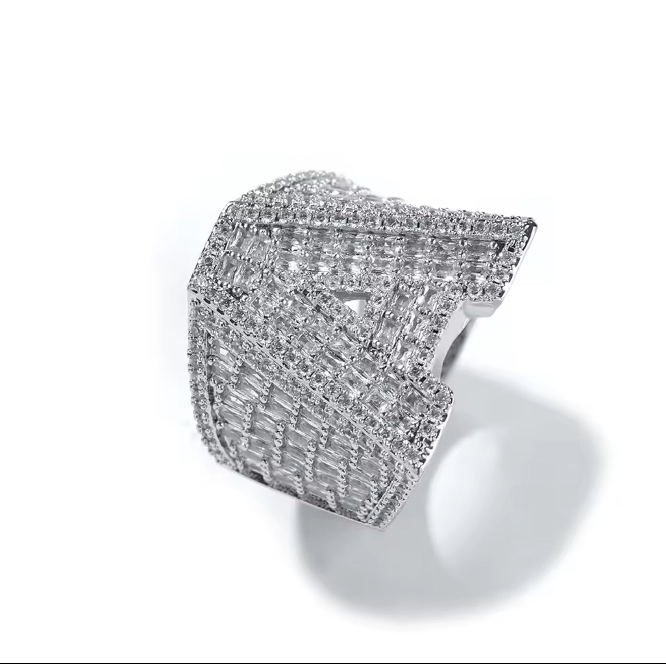Bussdown Letter Ring