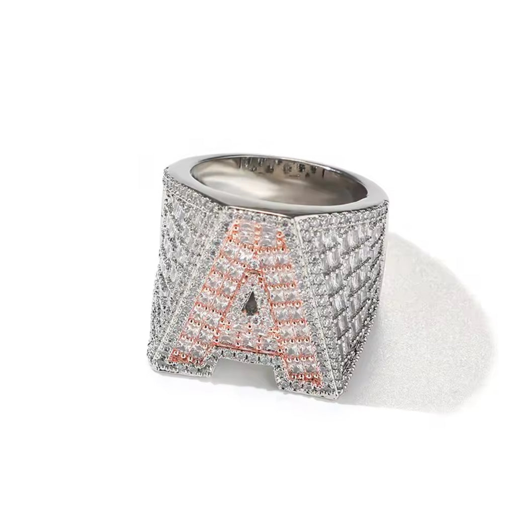 Bussdown Letter Ring