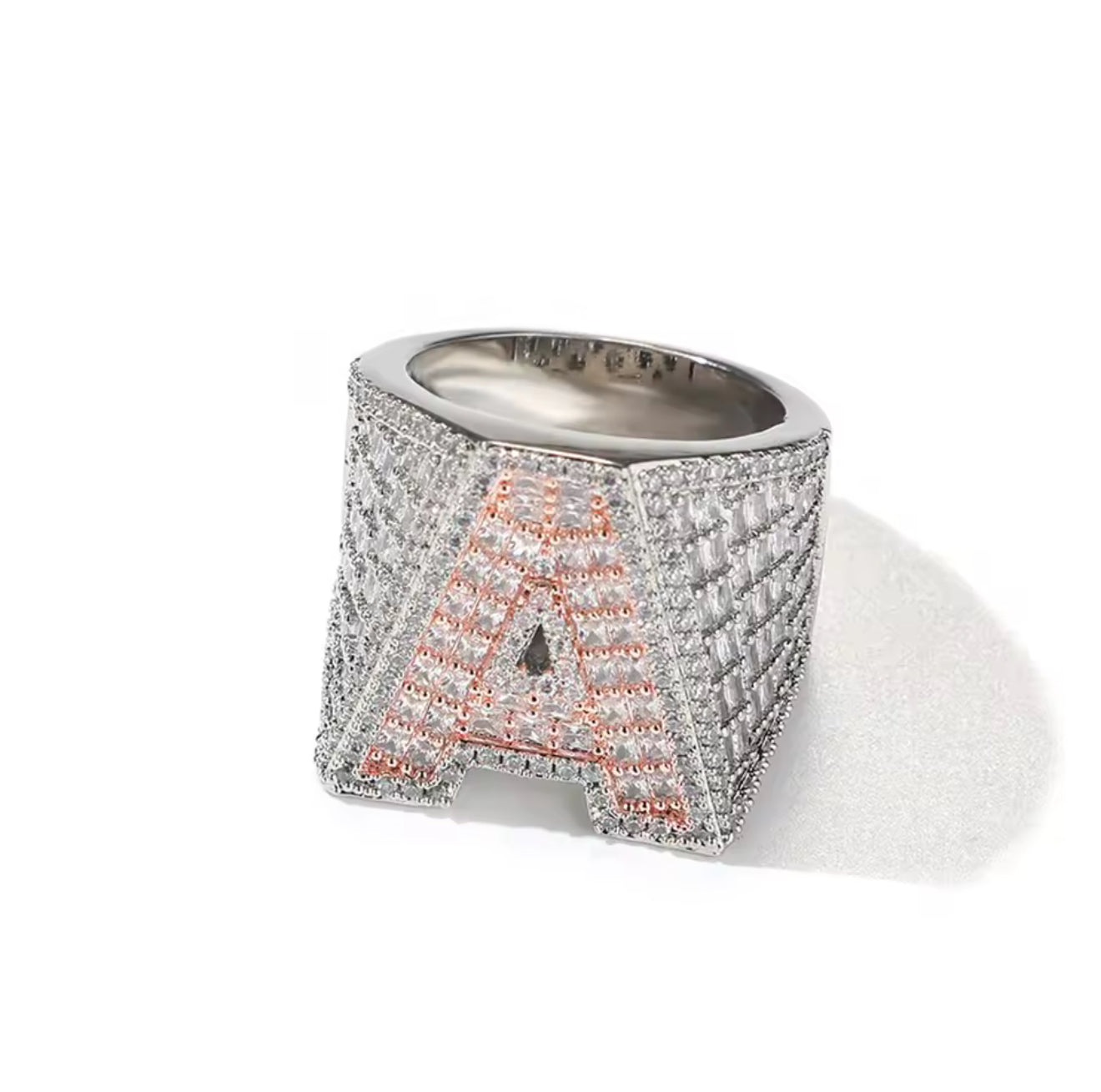 Bussdown Letter Ring