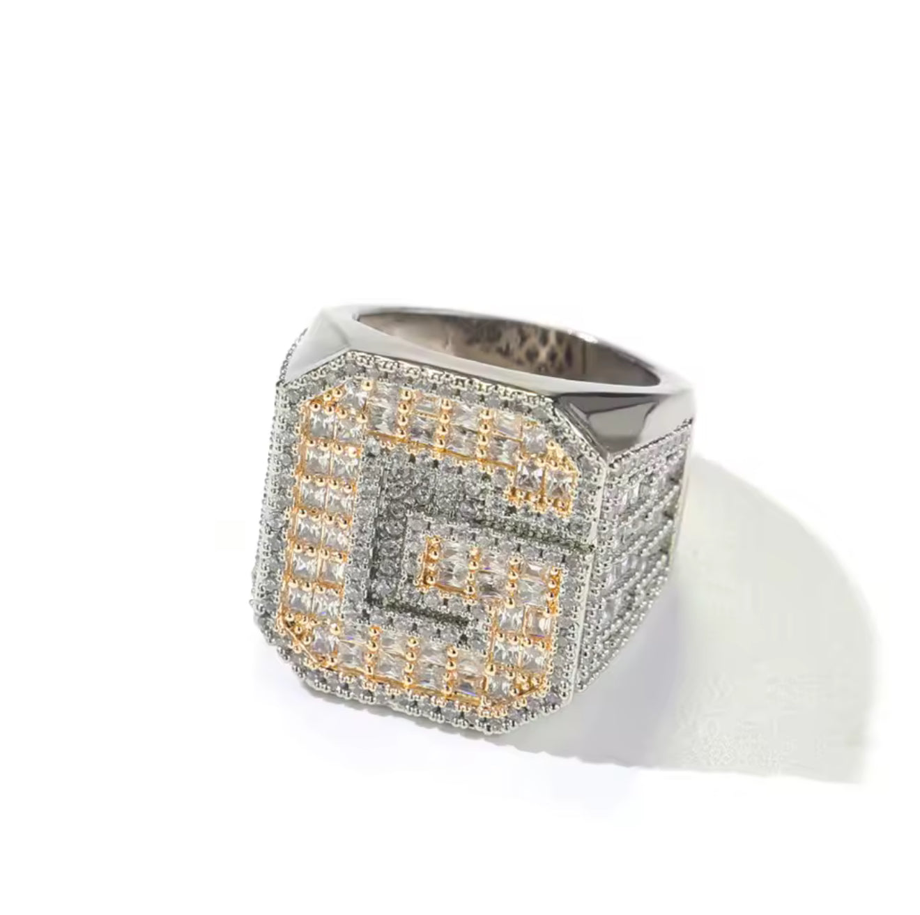Bussdown Letter Ring