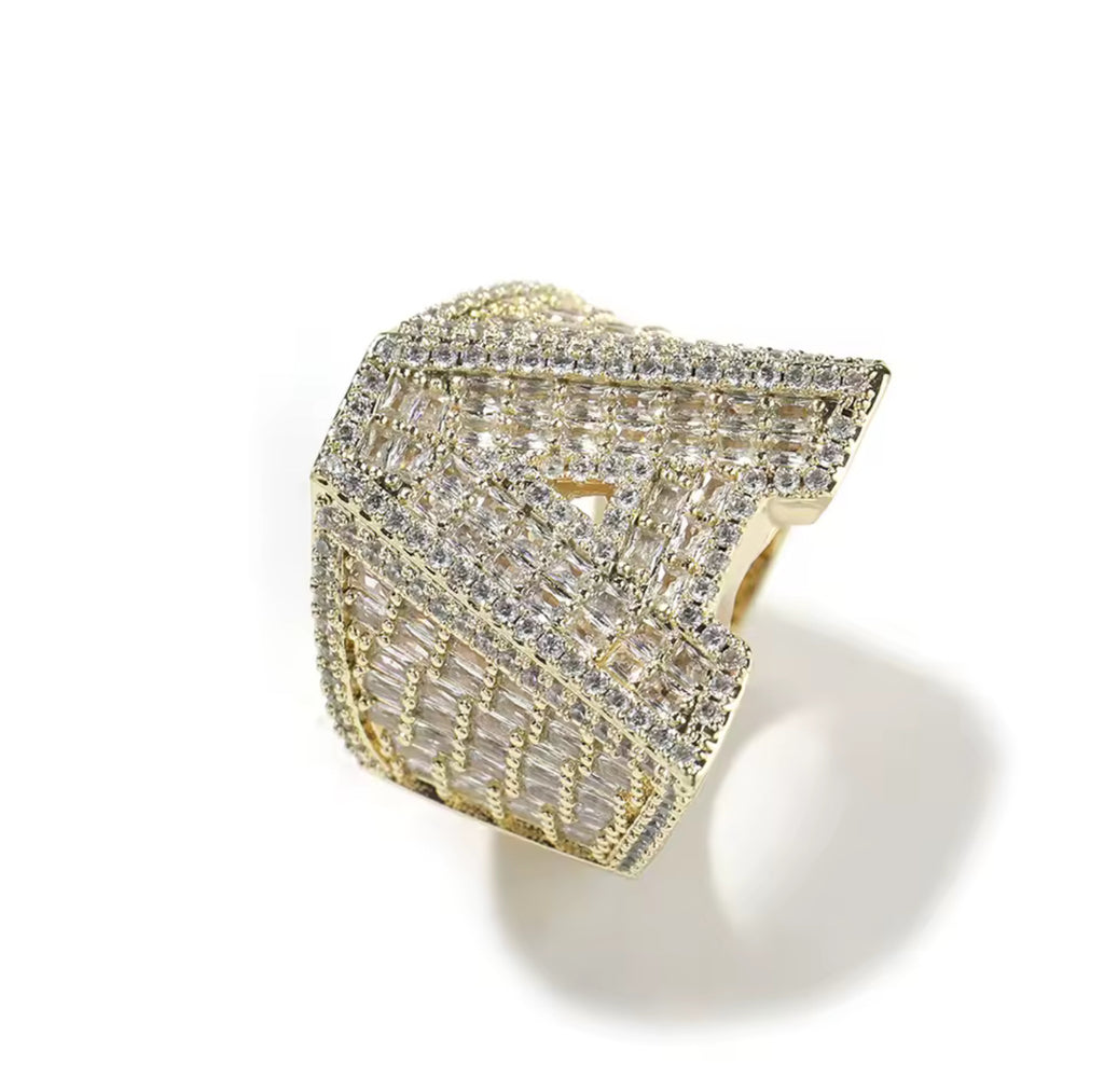 Bussdown Letter Ring