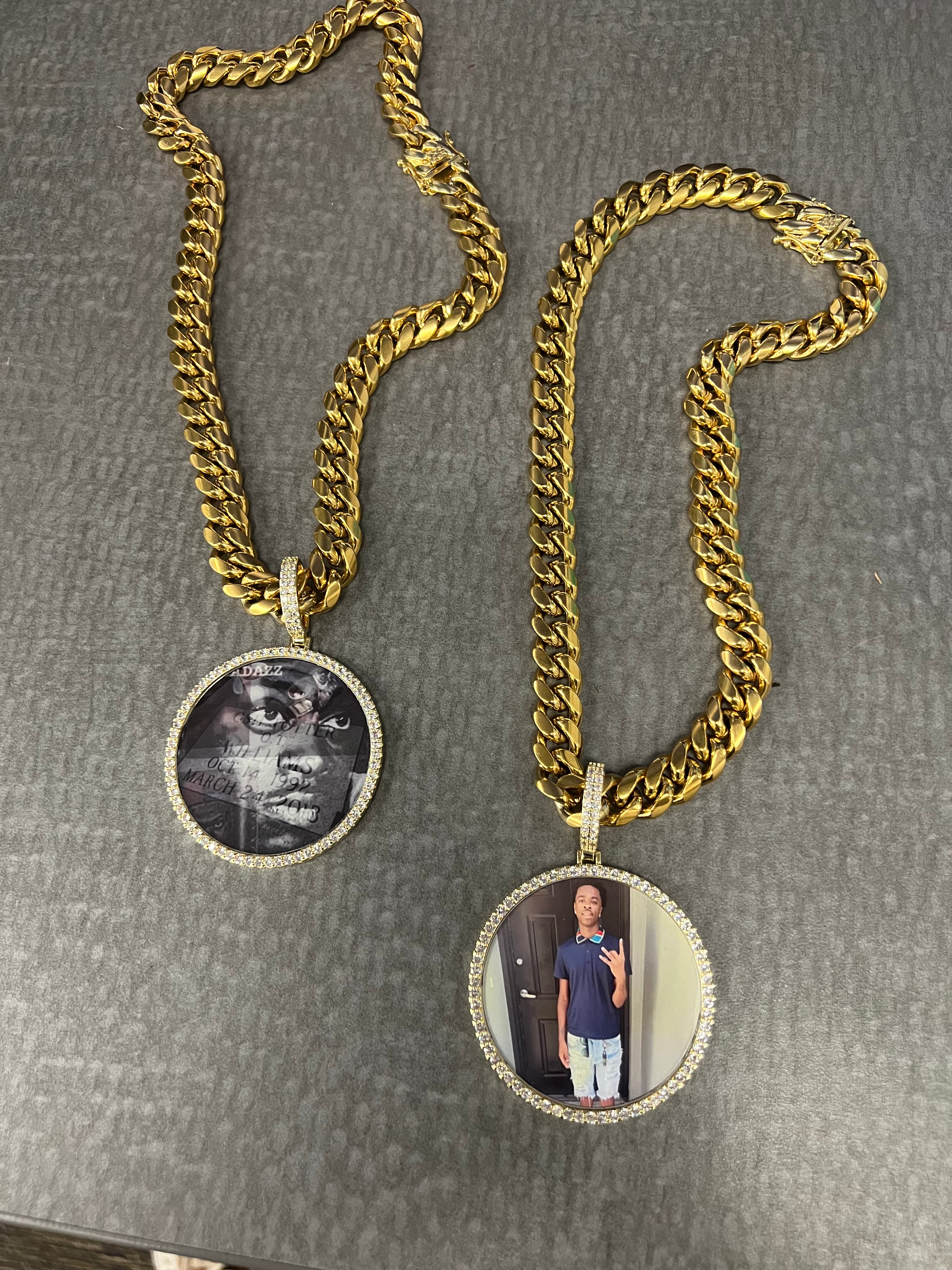 Large Picture Memorial Pendant